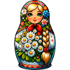 Matryoshka in Russian Matryoshka Doll Russian