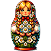 Matriochka en russe Matriochka Poupée Russe