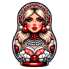 Matryoshka in Russian Matryoshka Doll Russian