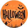 Halloween – Full Moon & Bats.