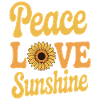 Sunflower - peace &amp; love