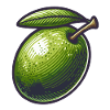 Vibrant Cartoon Green Apple