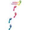Rainbow Footprints - go barefoot through life