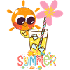 Summer vibes – lovely sun and drink.