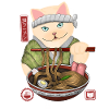 Adorable Cat Connoisseur Noodle Bowl