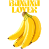Bright Yellow Banana Cluster Illustration