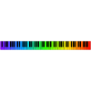 Clavier arc-en-ciel