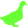 Gans Tier Silhouette