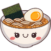 Cute Kawaii Ramen Bowl