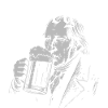 Hegel drinking craft Beer 