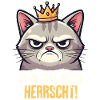 Grumpy Katze Herrscher Design
