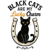 Black Cat Lucky Charm Design
