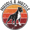Muscle & Muzzle – Boxer Hund Motiv