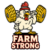 Farm Strong Chicken With Dumbbells