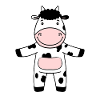 Cute cow illustration