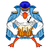 Seagull Captain with Beer