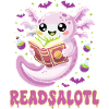 Halloween Readsalotl Axolotl Reading