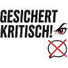 Gesichert Kritisch! Spruch Augen Design