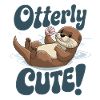 Otterly Cute Otter With Shell