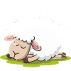 Funny Sheep with School Shirt Design