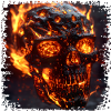 Fiery Lava Head Motif