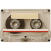 Transparente Kassette – Retro Mixtape