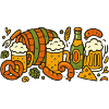 Bavarian Snack – Beer & Pretzel