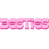 Besties – Pink Statement for Friendship
