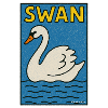 Elegante Schwan-Illustration