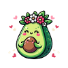 Mamacado Avocat Amoureux Fête des Mères