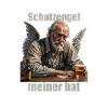 Schutzengel Burnout Spruch Design