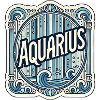 Aquarius Zodiac Constellation Design