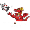 Whimsical Dragon and Sheep Eternal Reminder