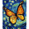 Butterfly Van Gogh Style Starry