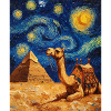 Camel Van Gogh Style Starry