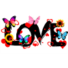 LOVE – Farverigt romantisk statement-design