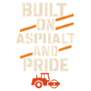 Straßenbauteam Asphalt Betonmannschaft