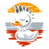 Punk Ducks Illustration