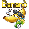 Banana Fun Sun with Glasses