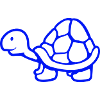 Turtle long neck smiling happy funny