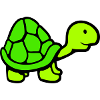 Turtle long neck smiling happy funny