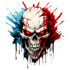 skull skeleton motorcycle biker gang