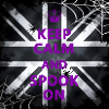 Keep Calm Spook Purple