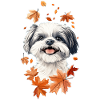 Shih Tzu Autumn