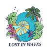 Lost in Waves – Tropical Surf Vibes Design