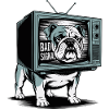 Funny Bulldog Bad Signal