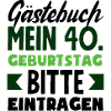 Funny 40th Birthday Gift Birthday Shirt