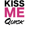 Küss mich Schnelles Typografie-Design