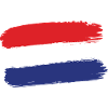 Dutch Flag Brushstroke