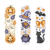 Halloween Collage – Pumpkin, Ghosts, Witch, Cat